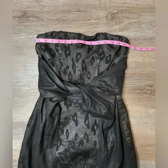 See by Chloe Knot Front Mini Dress in Black Size 6 - Picture 7 of 8